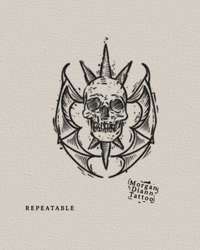Winged Skull